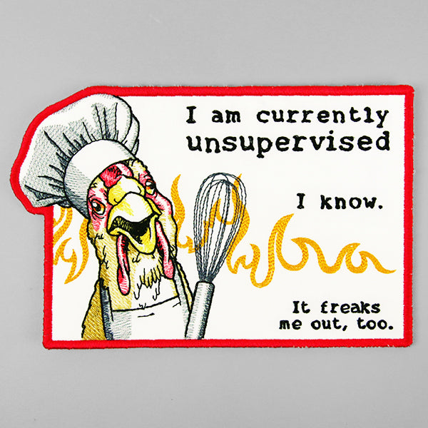 Currently Unsupervised Chicken Mug Rug (In-the-Hoop)