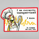 Currently Unsupervised Chicken Mug Rug (In-the-Hoop)