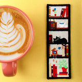 Cozy Bookshelf Bookmark (In-the-Hoop)