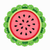 Sweet Watermelon Coaster (In-the-Hoop)
