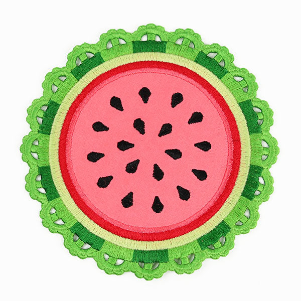 Sweet Watermelon Coaster (In-the-Hoop)