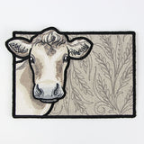 Country Farm Cow Mug Rug (In-the-Hoop)