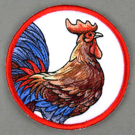 Farmhouse Rooster Coaster (In-the-Hoop)