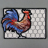 Farmhouse Rooster Mug Rug (In-the-Hoop)