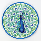 Proud as a Peacock Trivet (In-the-Hoop)