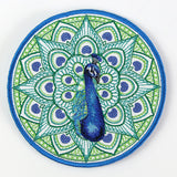 Proud as a Peacock Trivet (In-the-Hoop)