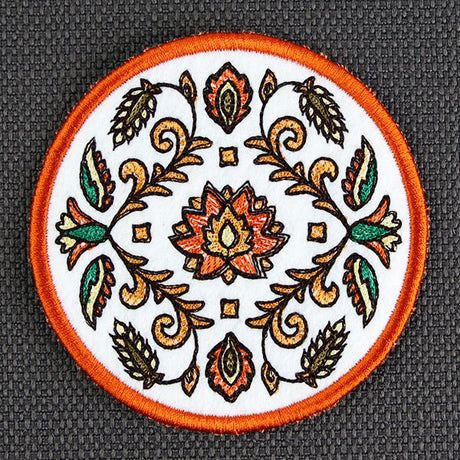 Harvest Folk Art Coaster (In-the-Hoop)