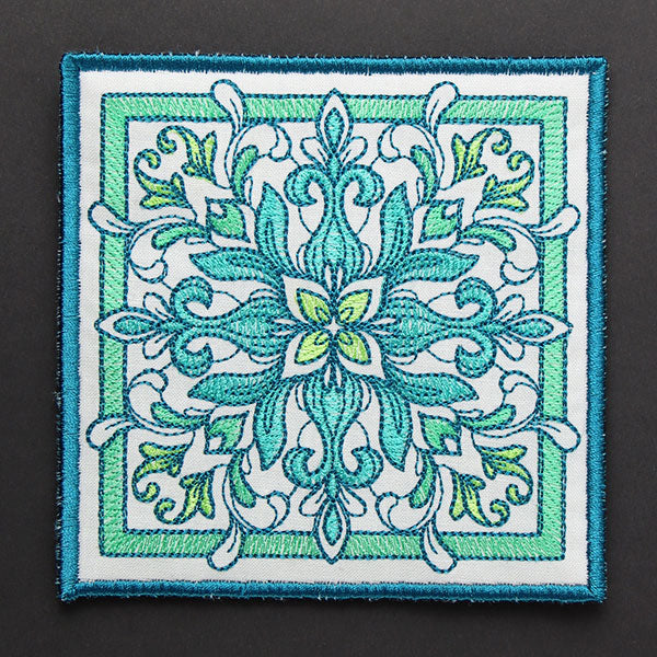 Bohemian Flourish Trivet (In-the-Hoop)