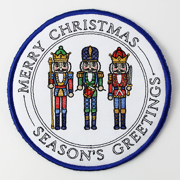 Season's Greetings Nutcracker Trivet (In-the-Hoop)