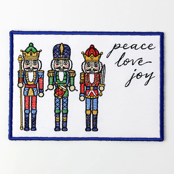 Season's Greetings Nutcracker Mug Rug (In-the-Hoop)