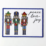 Season's Greetings Nutcracker Mug Rug (In-the-Hoop)