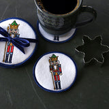 Season's Greetings Nutcracker Coaster 1 (In-the-Hoop)