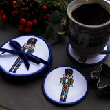 Season's Greetings Nutcracker Coaster 2 (In-the-Hoop)