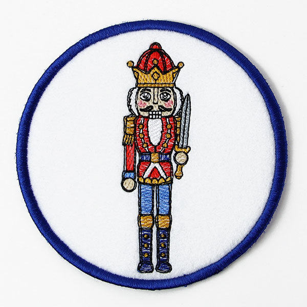 Season's Greetings Nutcracker Coaster 3 (In-the-Hoop)