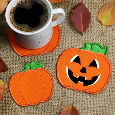 Pumpkin Coaster (In-the-Hoop)