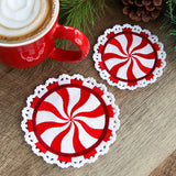 Peppermint Coaster (In-the-Hoop)
