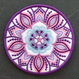 Bohemian Kaleidoscope Flower Coaster (In-the-Hoop)