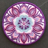 Bohemian Kaleidoscope Flower Coaster (In-the-Hoop)