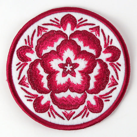Folk Botanicals Coaster 1 (In-the-Hoop)