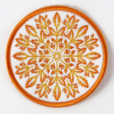 Folk Botanicals Coaster 3 (In-the-Hoop)
