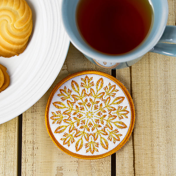 Folk Botanicals Coaster 3 (In-the-Hoop)