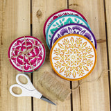 Folk Botanicals Coaster 3 (In-the-Hoop)