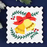 Christmas Stamp Coasters - Bells (In-the-Hoop)