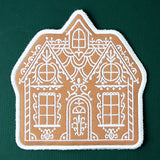 Classic Gingerbread House Trivet (In-the-Hoop)