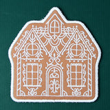 Classic Gingerbread House Trivet (In-the-Hoop)