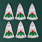 Organza Holly & Berries Bell in 3D (Lace)