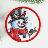 Let It Snow Snowman Coaster (In-the-Hoop)
