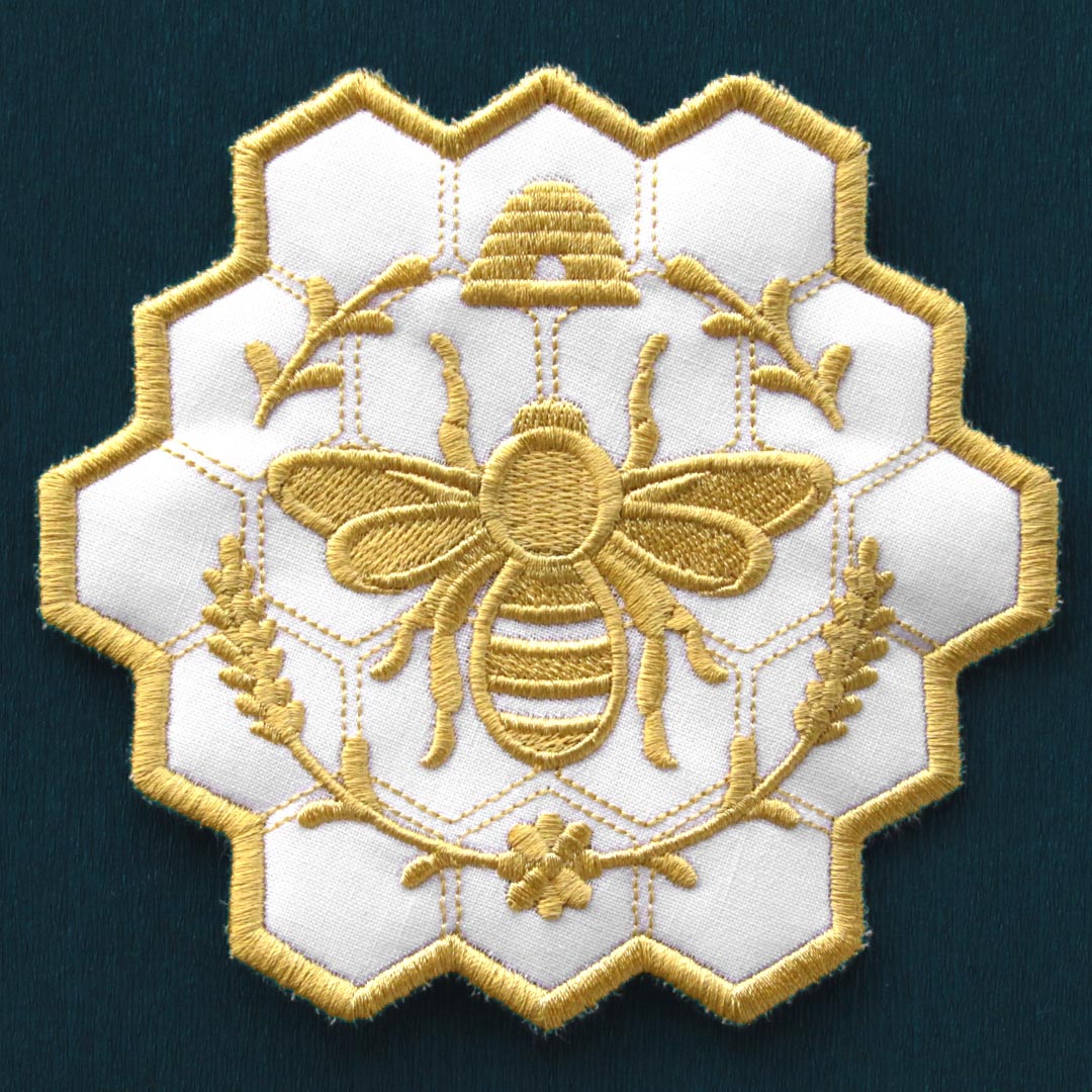 Bee in the Kitchen Trivet (In-the-Hoop)