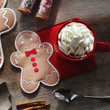 Gingerbread Man Mug Rug (In-the-Hoop)