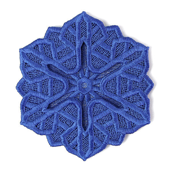 Winter Snowflake Wine Glass Coaster (Lace)