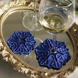 Winter Snowflake Wine Glass Coaster (Lace)