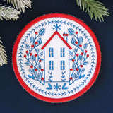 Nordic Necessities Coaster - House (In-the-Hoop)