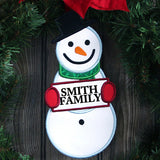 Snowman Door Hanger (In-the-Hoop)