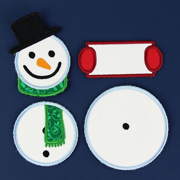 Snowman Door Hanger (In-the-Hoop)