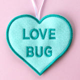 Candy Heart Treat Holder - Love Bug (In-the-Hoop)