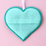 Candy Heart Treat Holder - Love Bug (In-the-Hoop)