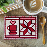 Coffee & Quilts Mug Rug (In-the-Hoop)