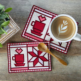 Coffee & Quilts Mug Rug (In-the-Hoop)
