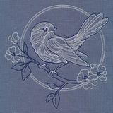 Sparrow & Flowers Pillow Pair