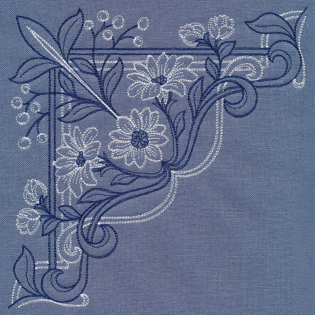 Sparrow & Flowers Pillow Pair