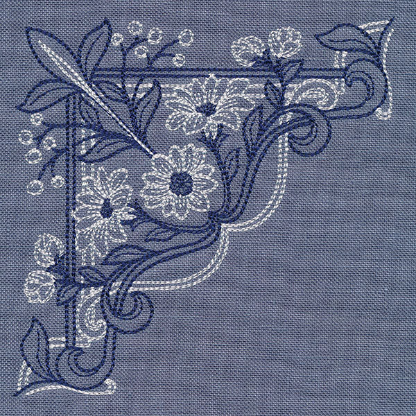 Sparrow & Flowers Pillow Pair