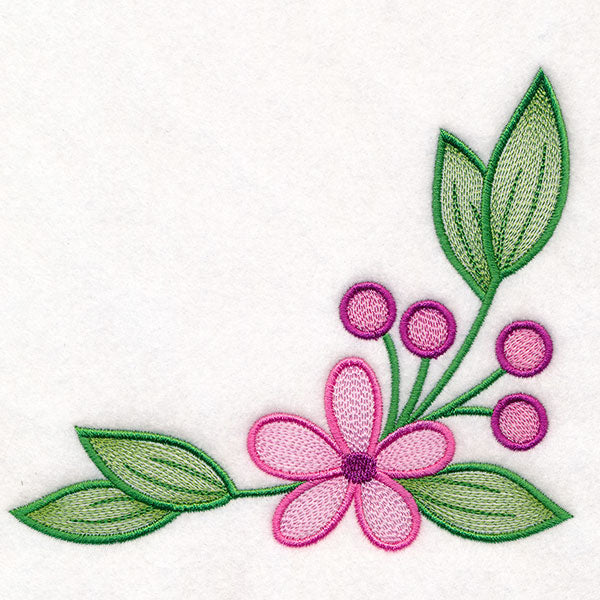 Chickadee and Blooms Pillow Pair