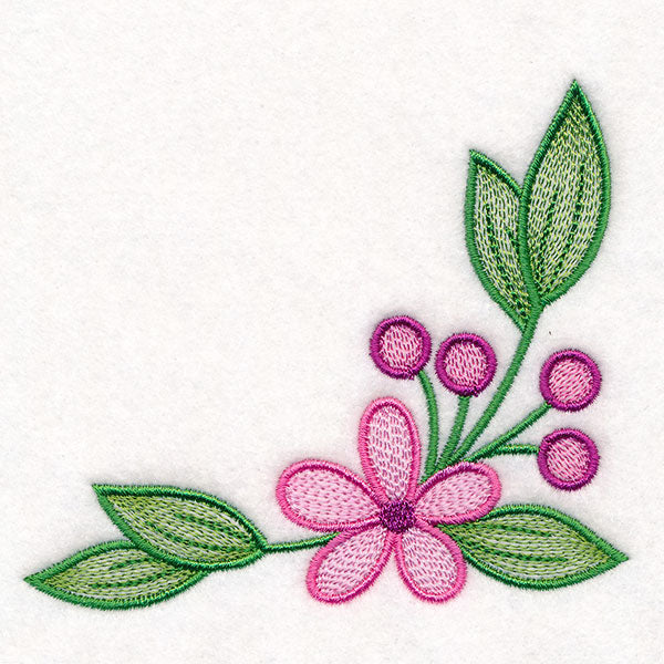 Chickadee and Blooms Pillow Pair