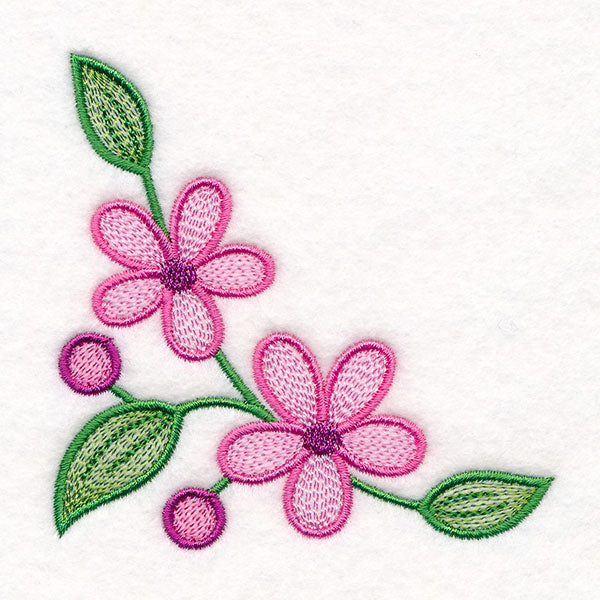 Chickadee and Blooms Pillow Pair