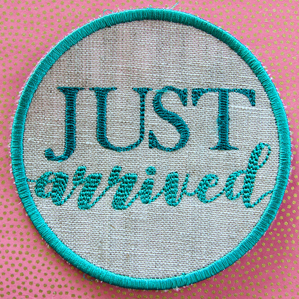 First Year Milestone Marker - Just Arrived (In-the-Hoop)