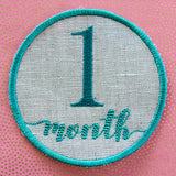 First Year Milestone Marker - One Month (In-the-Hoop)